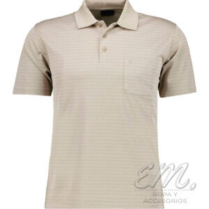 POLO BEIGE, DOBLE RAYA | EM_082
